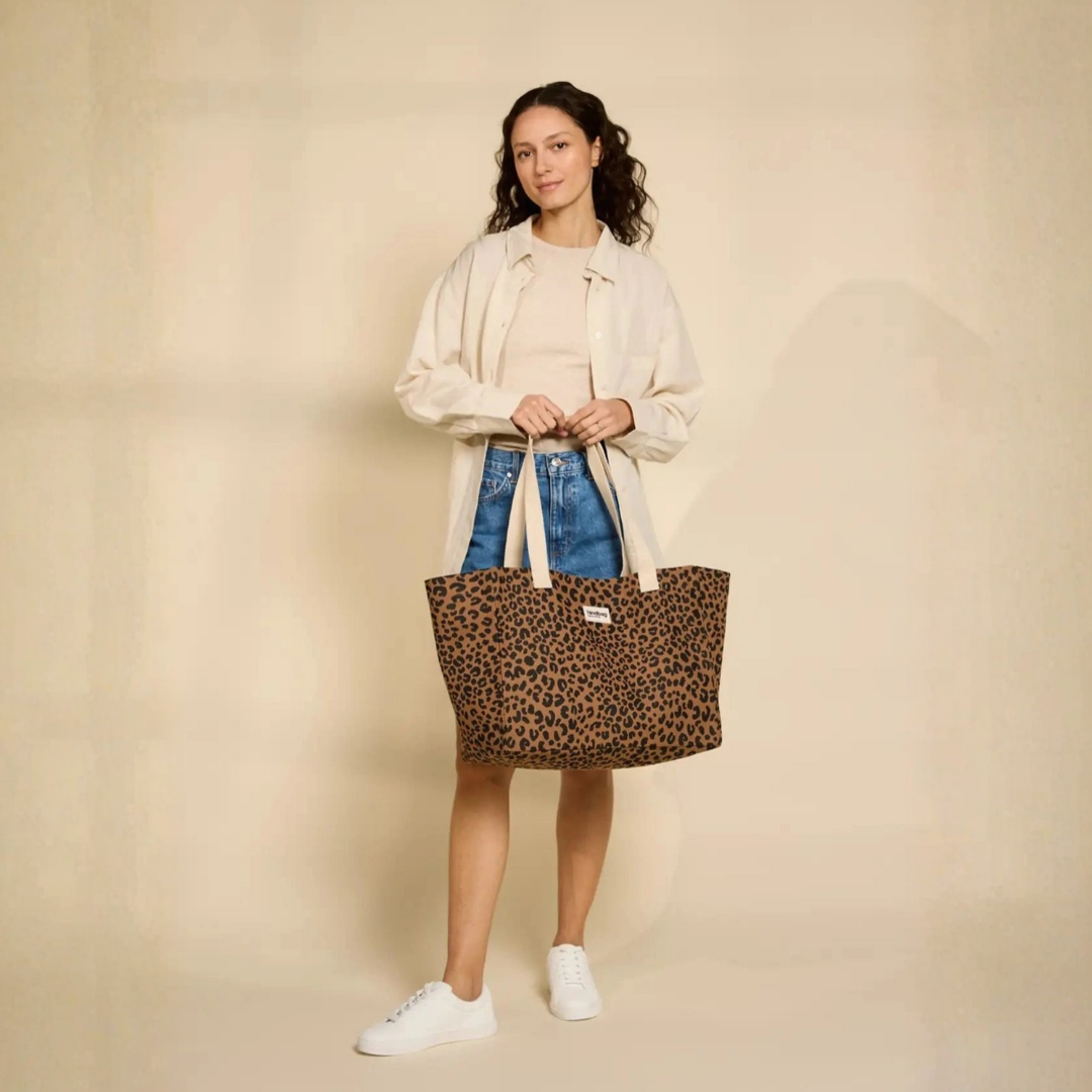 Shopper Tasche - Claude - Leopard Zimt