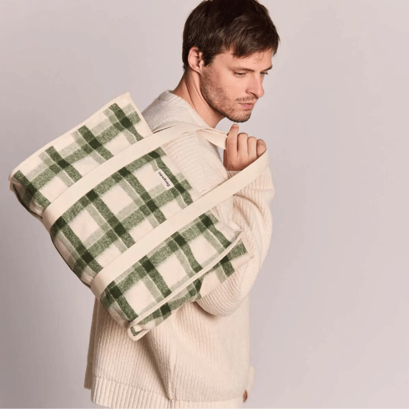 Shopper - OSCAR - Tartan grün