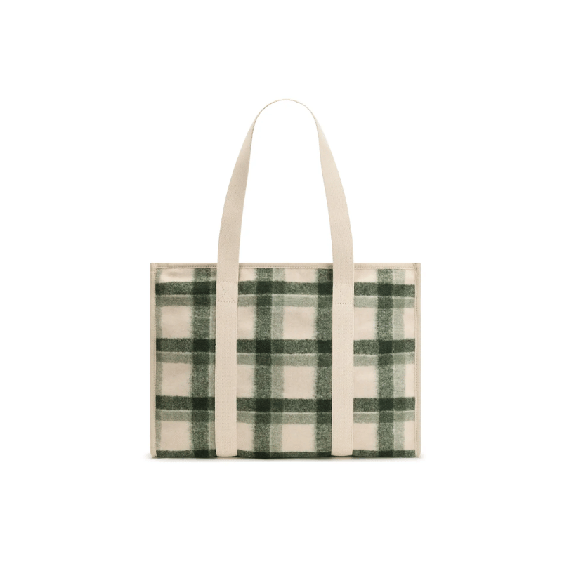 Shopper - OSCAR - Tartan grün