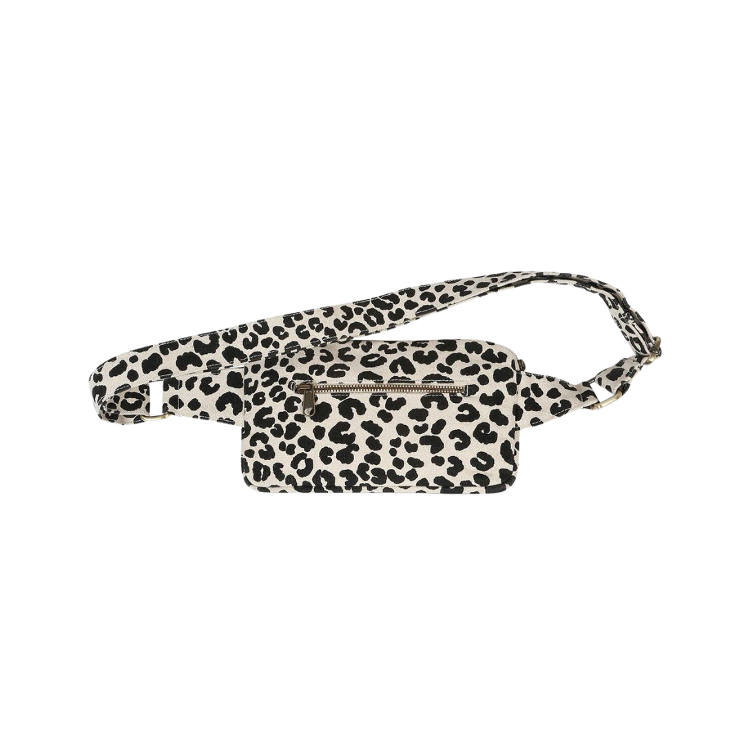 Gürteltasche - HARRY - Leopardenmuster Ecru