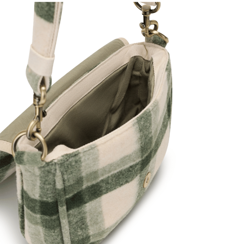 Tasche - Margault - Tartan grün