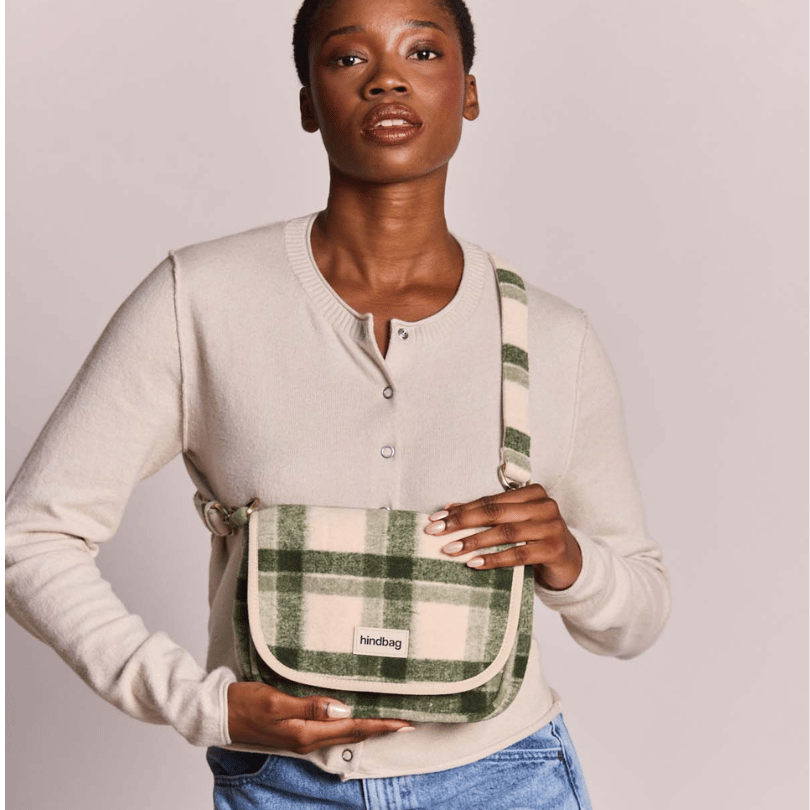 Tasche - Margault - Tartan grün