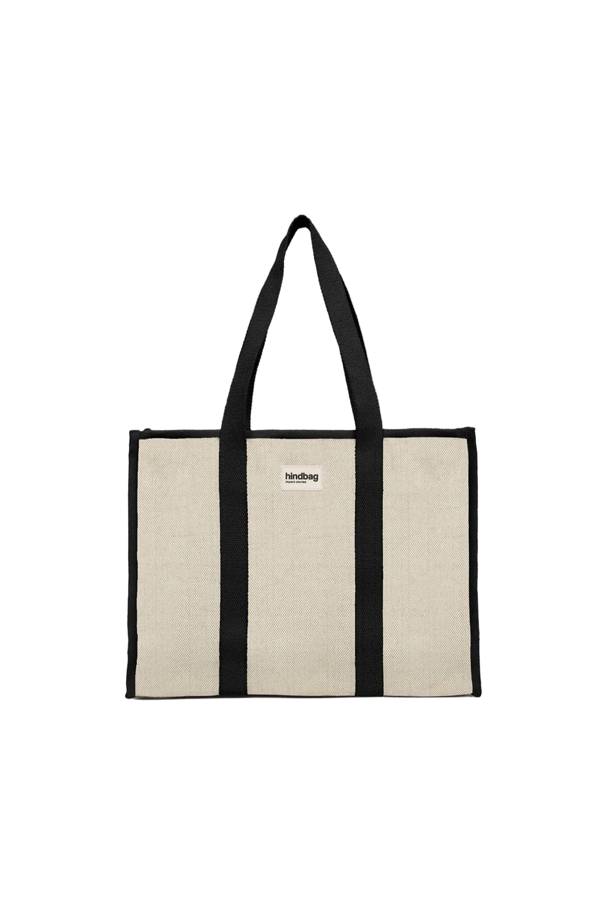 einkaufstasche aus jute in braun schwarz