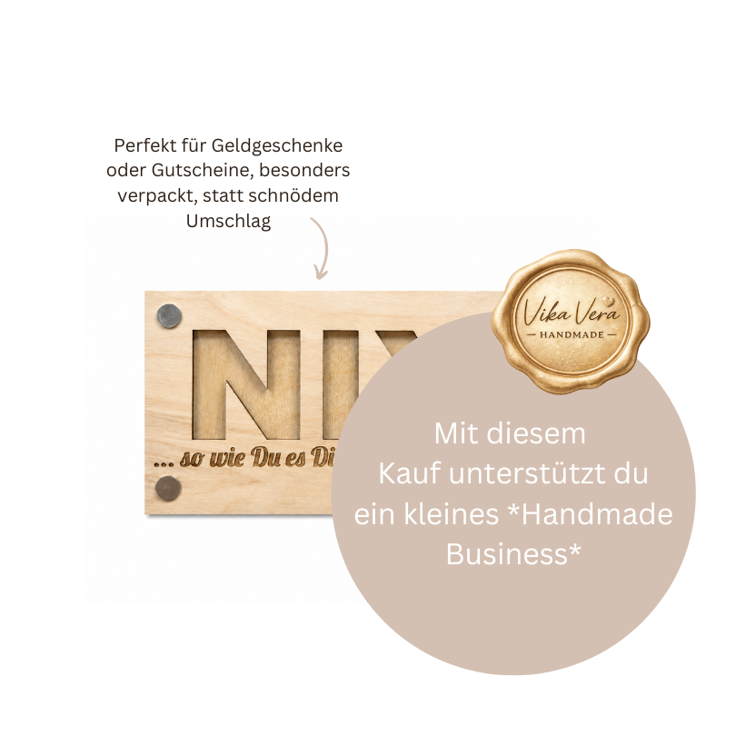 Wunscherfüller aus Holz - NIX