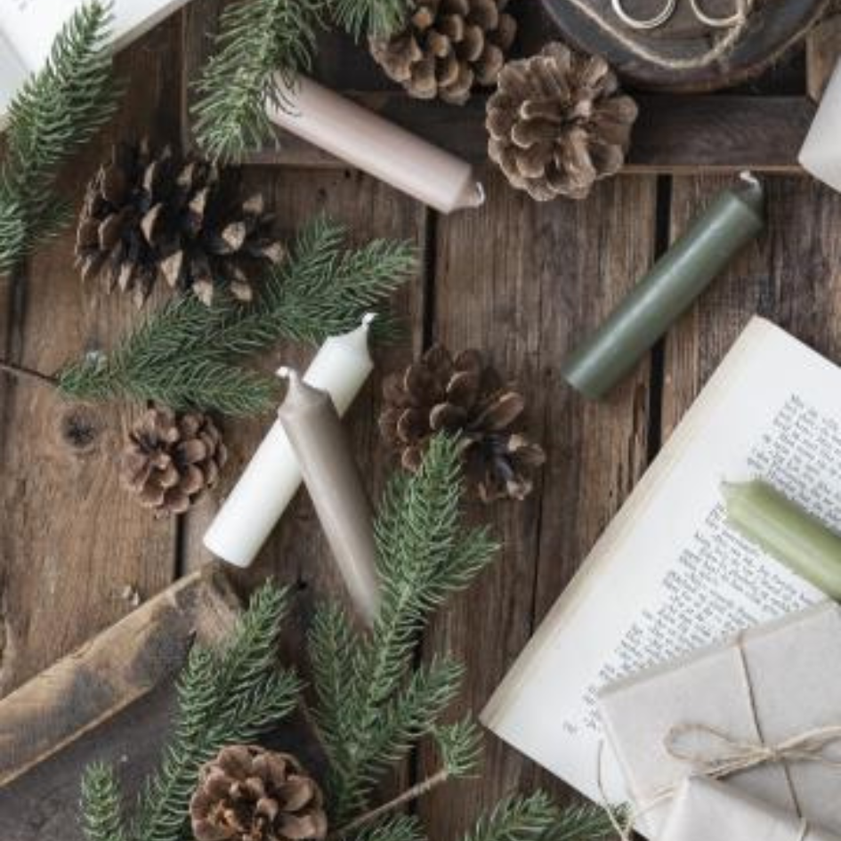 Baumkerze M • waldgrün