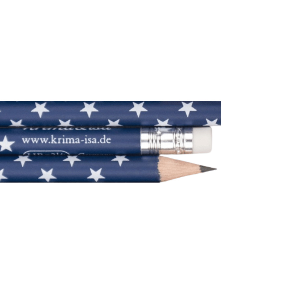 Bleistift - Sterne dunkelblau