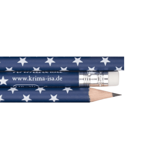 Bleistift - Sterne dunkelblau