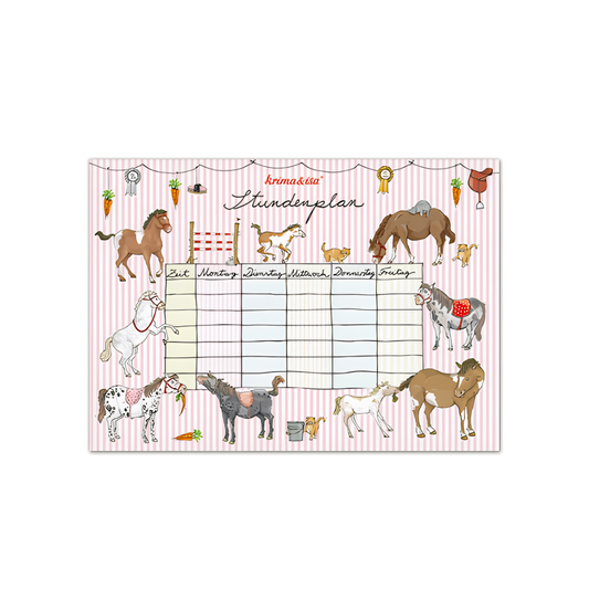 Stundenplan - Pony