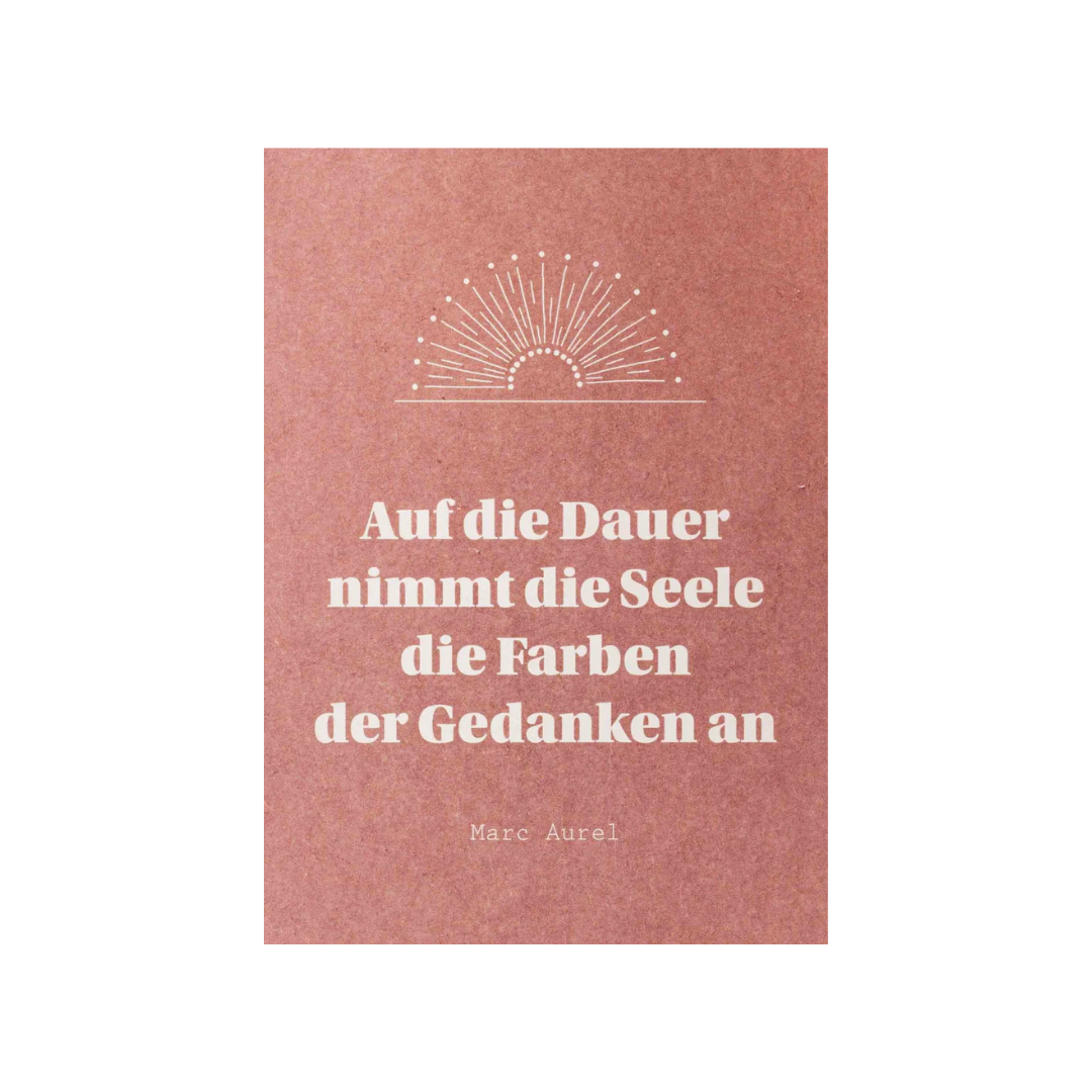 Postkarte • Dauer Seele Gedanken