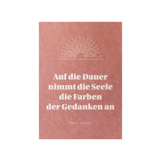 Postkarte • Dauer Seele Gedanken