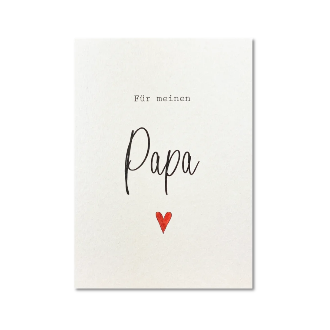 Postkarte • Für meinen Papa