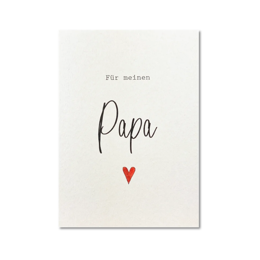 Postkarte • Für meinen Papa