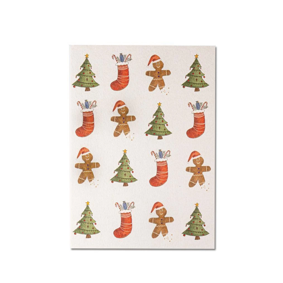 Postkarte • Weihnachtliches Essemble