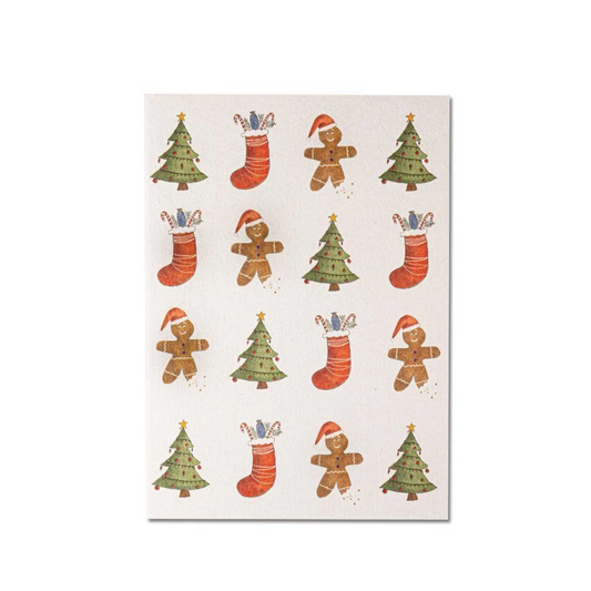 Postkarte • Weihnachtliches Essemble