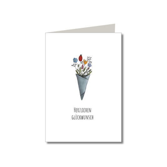 Doppelkarte • Herzlichen Glückwunsch