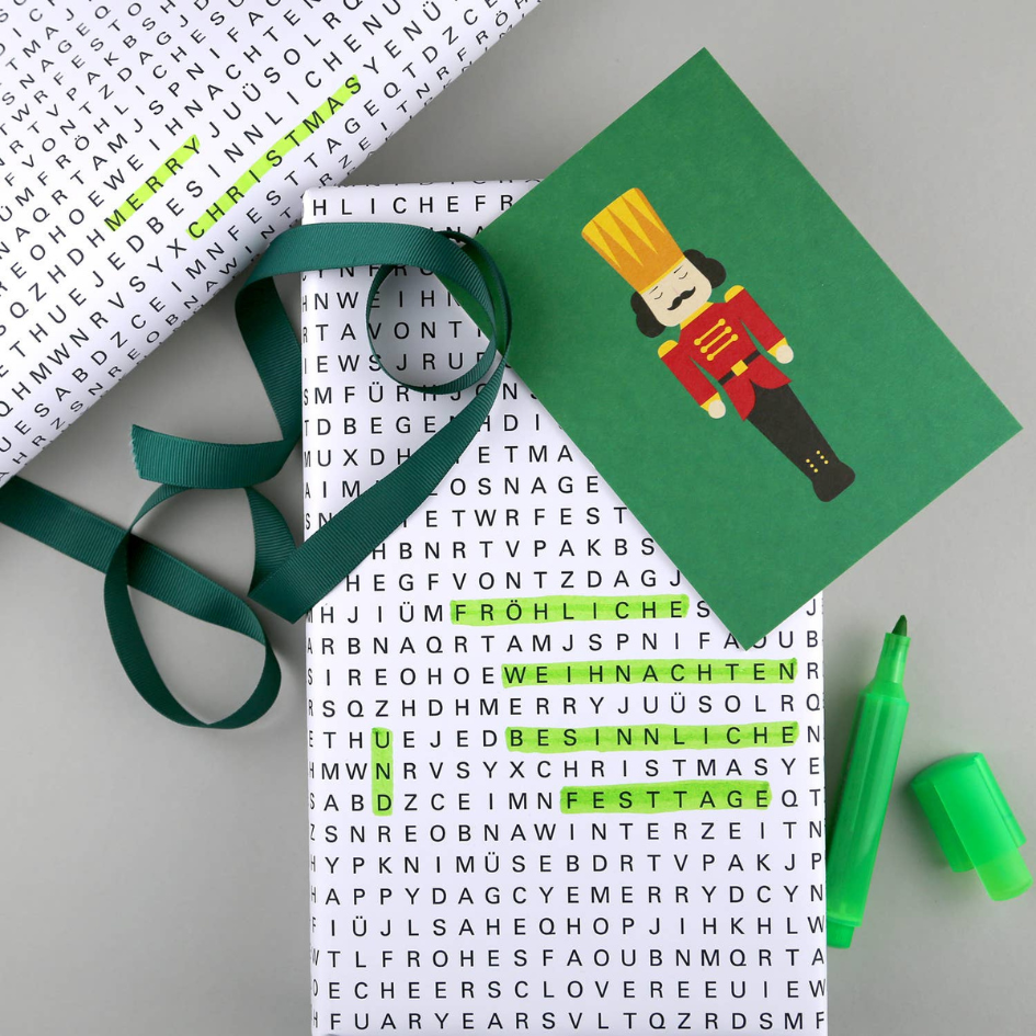 Geschenkpapier - Buchstabensalat