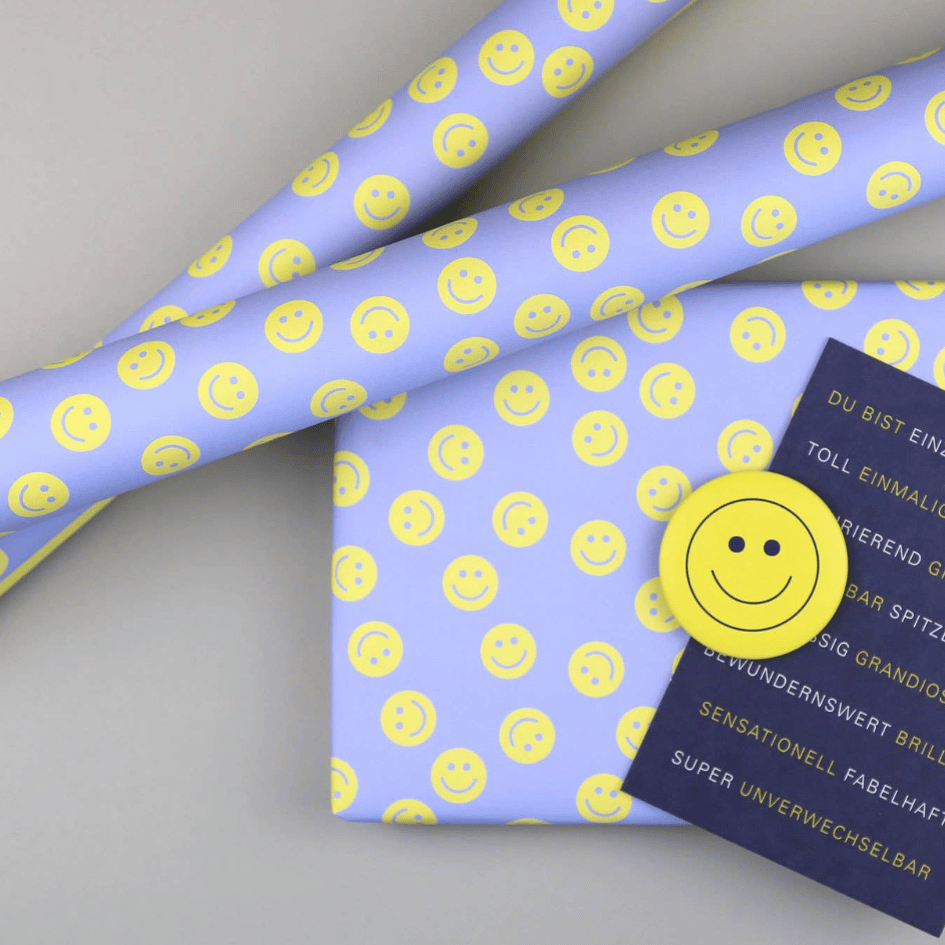 Geschenkpapier - Smiley Leni