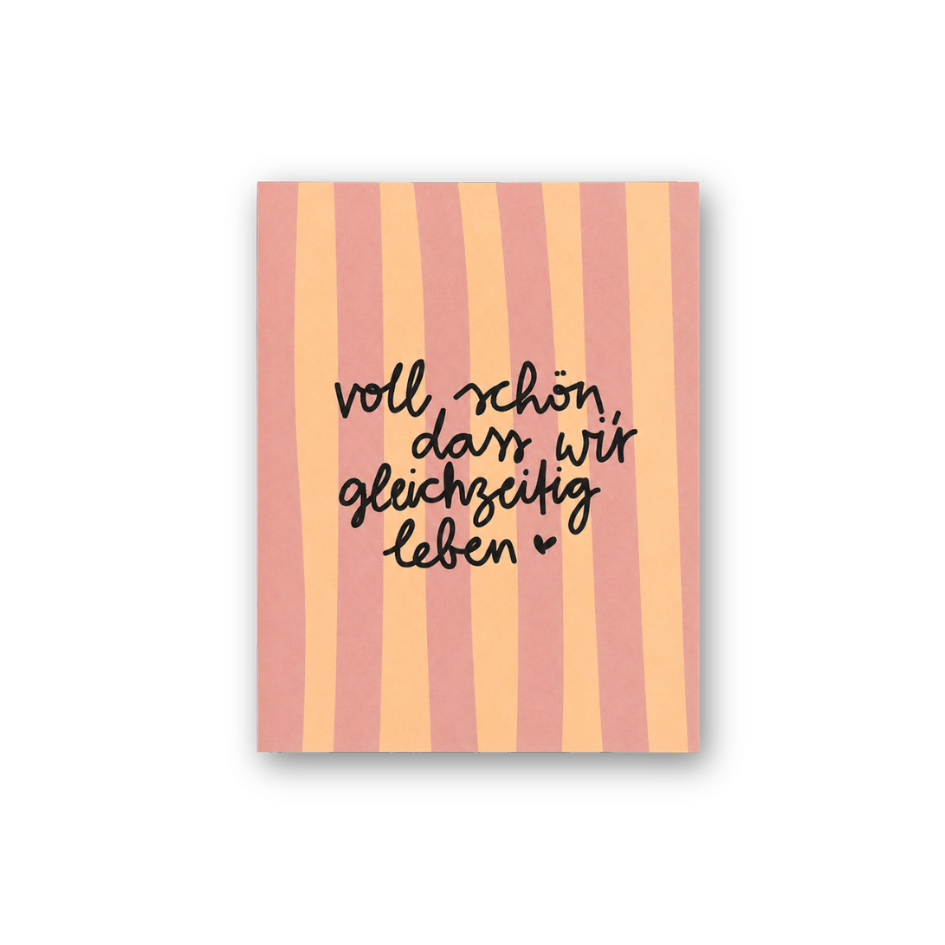 Postkarte - Gleichzeitig Leben