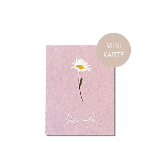 Karte Mini • Postkarte • Für Dich