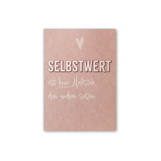 Postkarte • Selbstwert