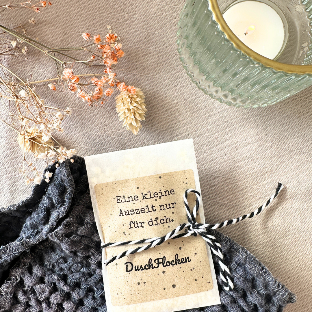 DuschFlocke - kleine Auszeit - festes DuschBad