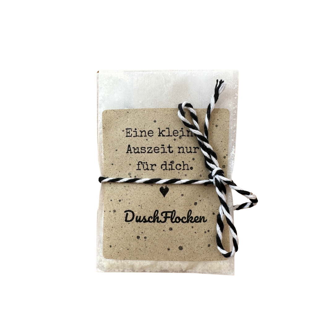 DuschFlocke - kleine Auszeit - festes DuschBad