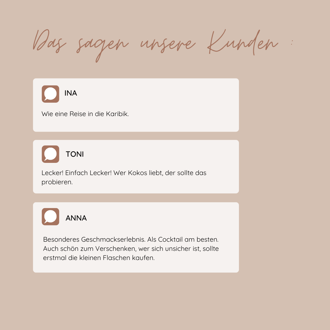 Mademoiselle Kokou • Kokos Likör 50 cl • 18 Vol.-%