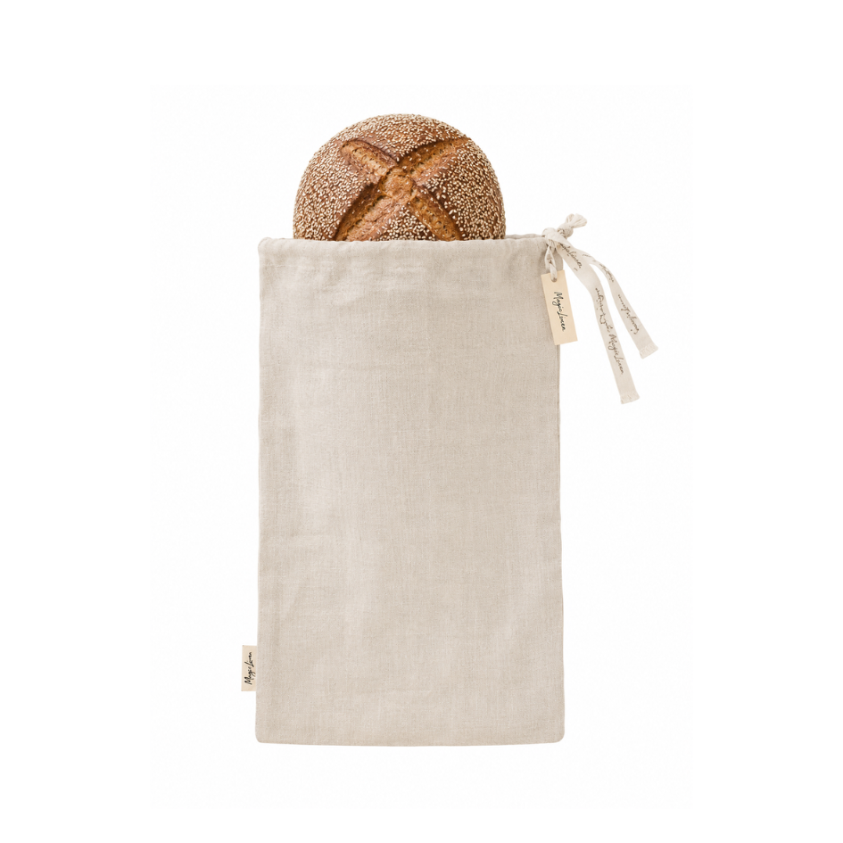 Leinen Brotbeutel - natur