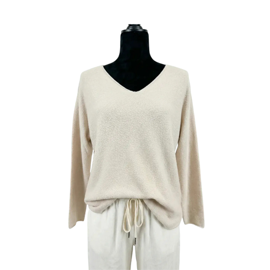 Pullover - Feinstrick - creme