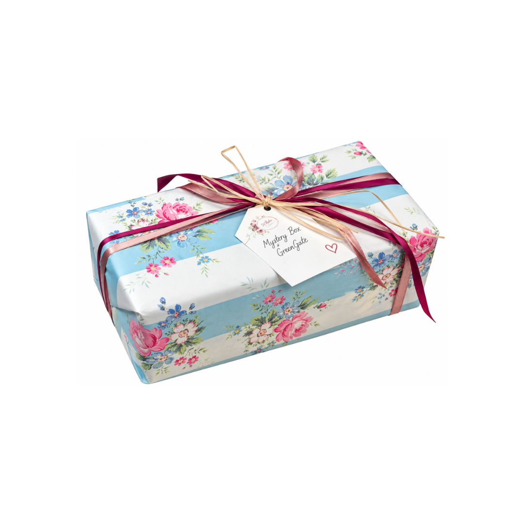 Mystery Box 10 GreenGate mit liebevoll zusammengestellten und von Hand verpackten GreenGate Überraschungsprodukten.