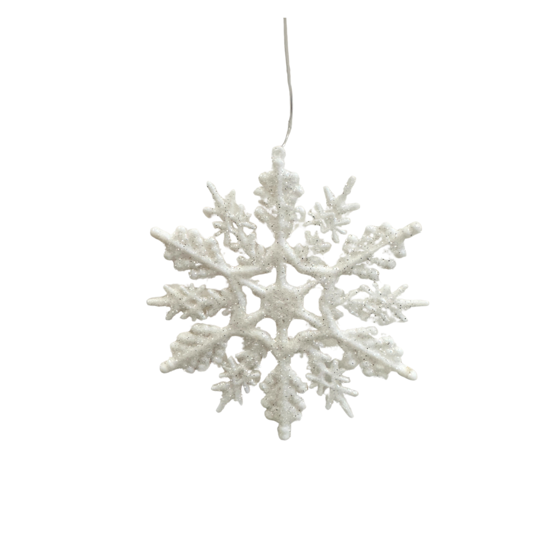 Dekohänger - Schneeflocke Glitzer