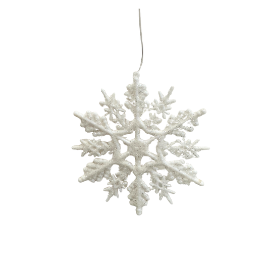 Dekohänger - Schneeflocke Glitzer