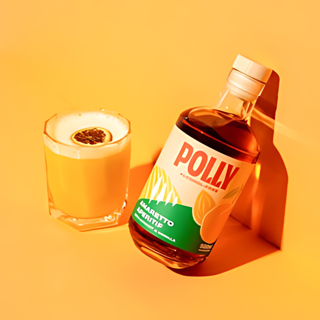 POLLY Amaretto Aperitif - alkoholfrei - Apricot & Vanilla 500 ml
