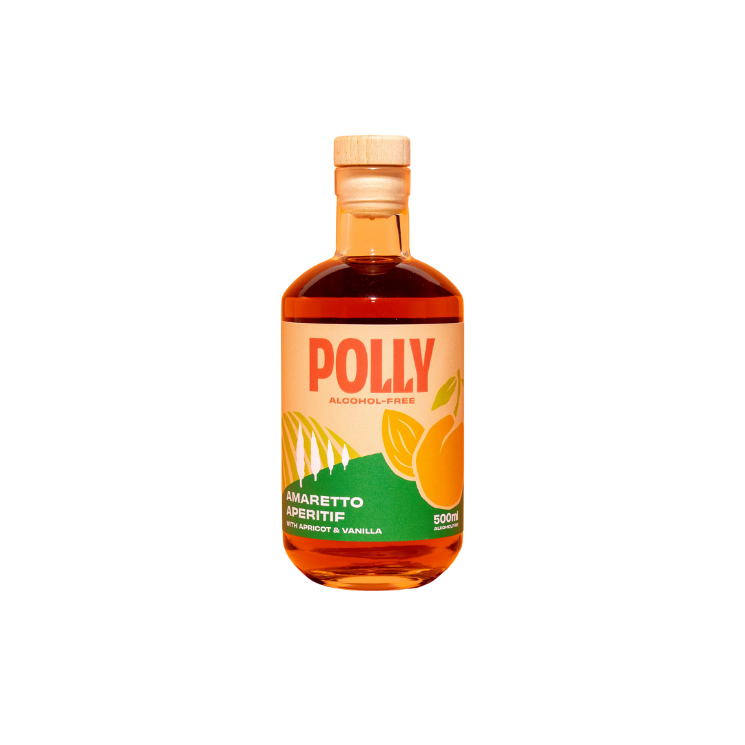 POLLY Amaretto Aperitif - alkoholfrei - Apricot & Vanilla 500 ml
