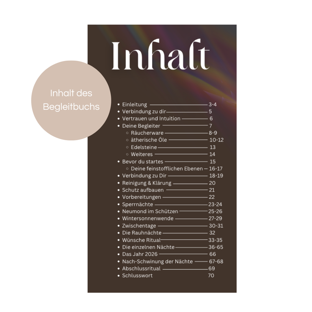 Rauhnachtsbox "Vision" • inkl. digitalen Workbook