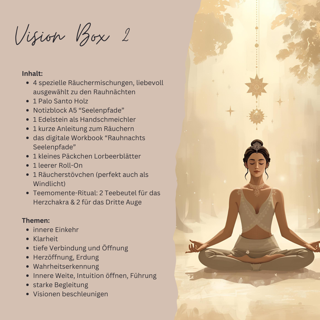 Rauhnachtsbox "Vision" • inkl. digitalen Workbook