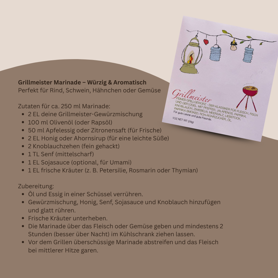 Gewürz Geschenk - Grillmeister