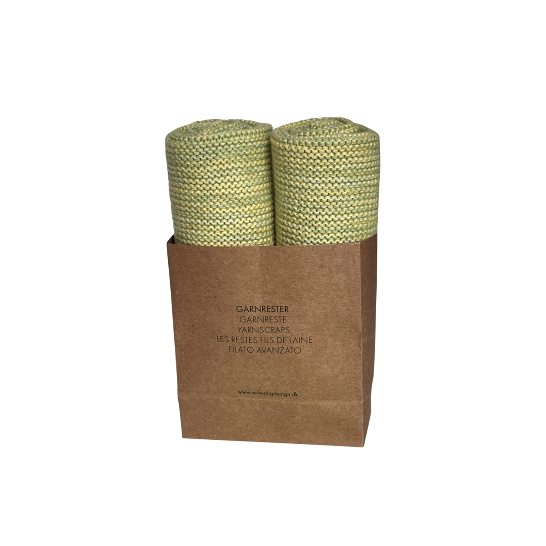 Wischtücher Bio - SET - honeymelon mix 2er Set aus Garnreste