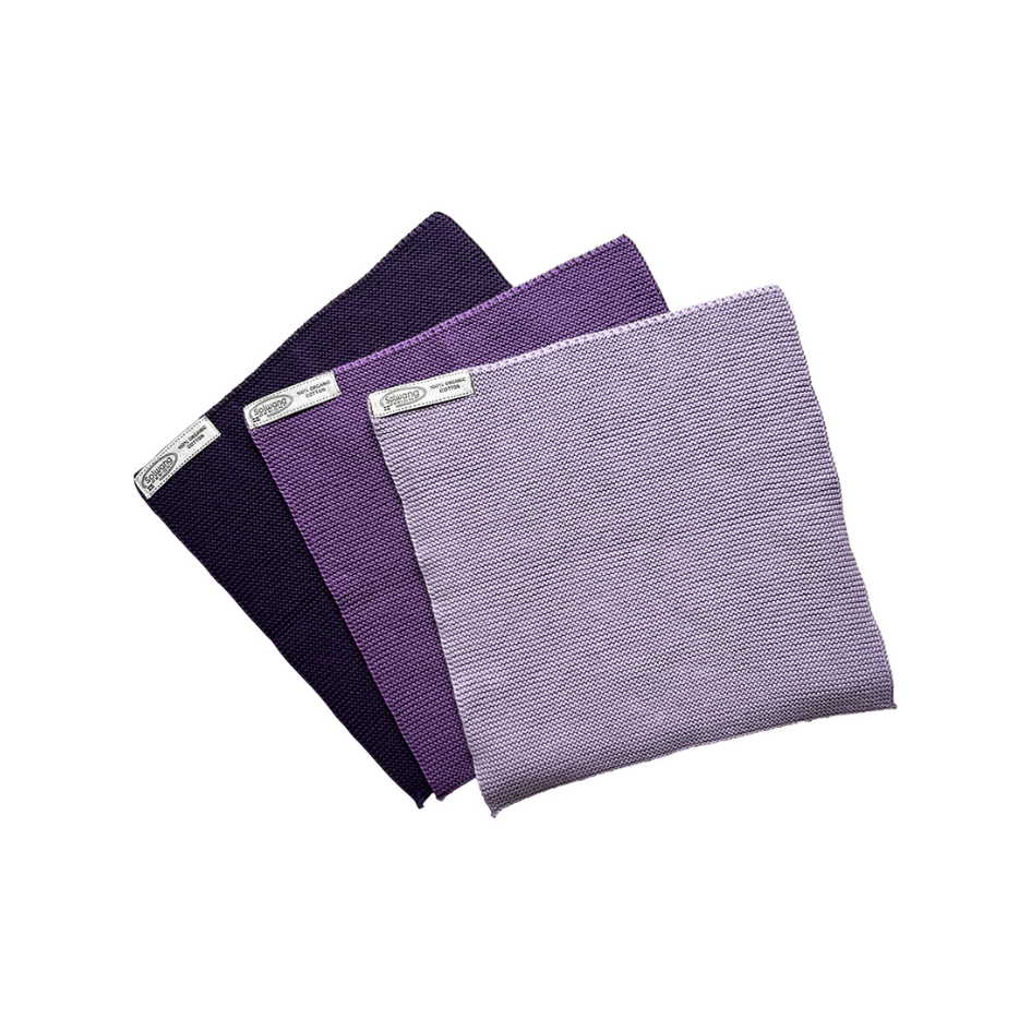 Wischtücher Bio - SET - Lila Kombi
