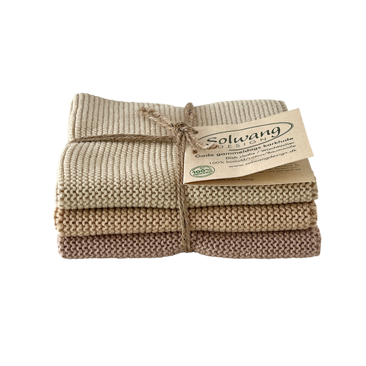 Wischtücher Bio - SET - sand Kombi