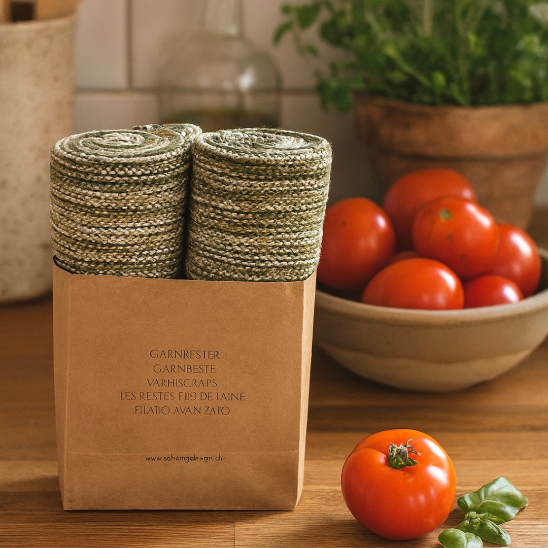 Wischtücher Bio - SET - oliv 2er Set aus Garnreste