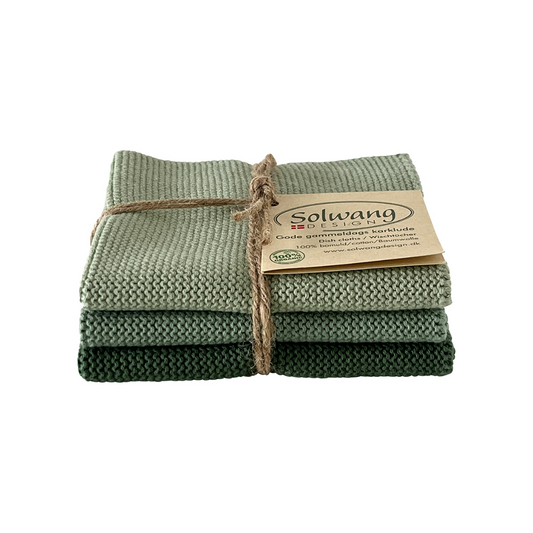 Wischtücher Bio - SET - meeresgrün