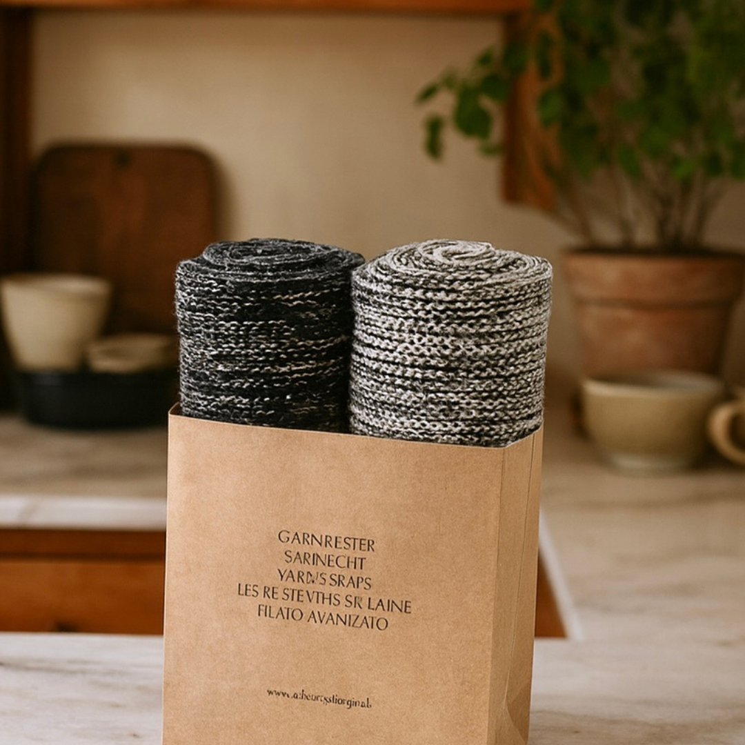 Wischtücher Bio - SET - stone mix 2er Set aus Garnreste