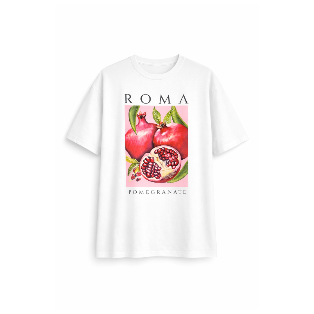 t-shirt roma pomegranate printshirt