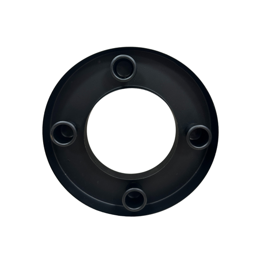 Adventskranz - Metall schwarz - 20,5 cm