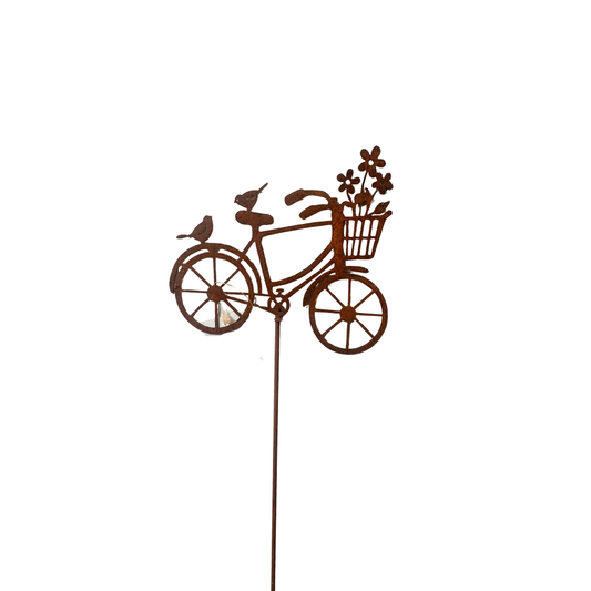 Gartenstecker Fahrrad