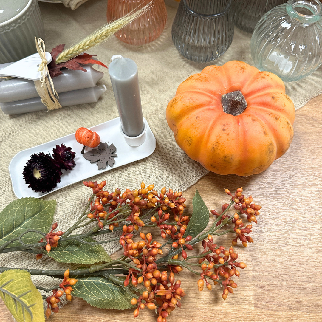 Kunstblume - Snowball orange