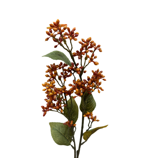 Kunstblume - Snowball orange