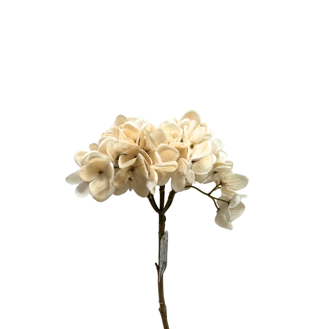 Kunstblume - Hortensie creme