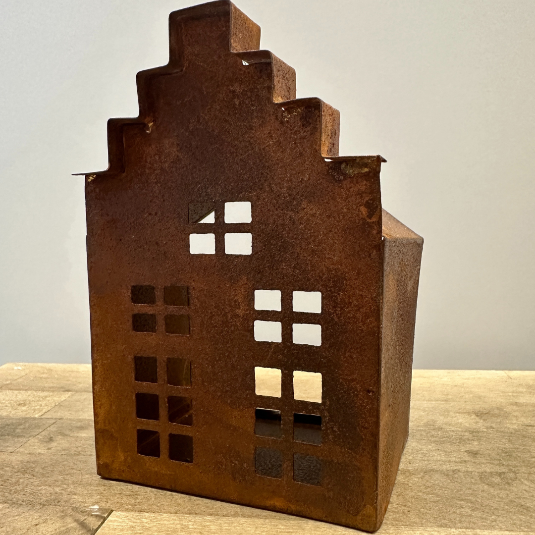 Windlichthaus Rost - M - eckig